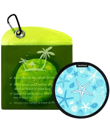 Dissolvant de sable pour poudre de plage | Sac tanche portable pour enlever le sable pochette douce et r utilisable pour un nettoyage rapide et efficace bleu lac 1 unit (Lot de 1)