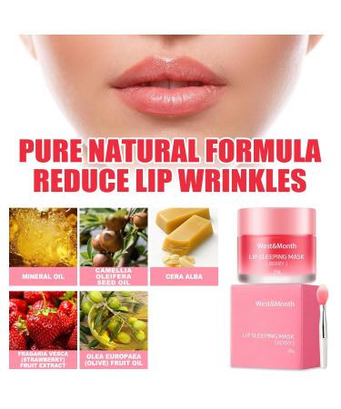 Jelly Lip Mask Moisturizing and Hydrating Reduces Lip Lines Nourishes Lip Skin Sleeping Jelly Lip Mask - Buy Online on GoSupps.com