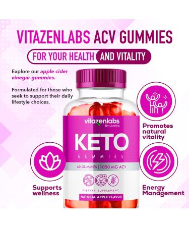 Buy Vitazen Labs Keto Gummies (2 Pack) - Keto & Apple Cider Vinegar Gummies for 2 Months Supply | International Shipping - Buy Online on GoSupps.com