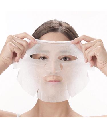 Dewytree Collagen & Ceramide Nourishing Facial Mask Sheets - 30 Pack | Skin Moisturizing & Firming with Sunflower Seed Oil & Rosemary Extracts | Pick & Quick Dispenser - Buy Online on GoSupps.com