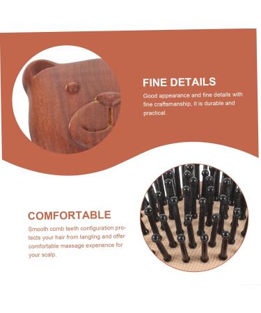Beavorty 4-Piece Airbag Comb Set | Scalp Massage Brush & Dandruff Removal Tool | Rose Wood Hair Care - Buy Online on GoSupps.com