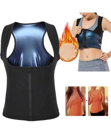 Tbest Sauna SuitsSauna Vest Heating Sweat Tank Top Breathable Waist Trainer Zipper Sports Corset for FemaleL/XL (2XL/3XL) XXL-3XL - Buy Online on GoSupps.com