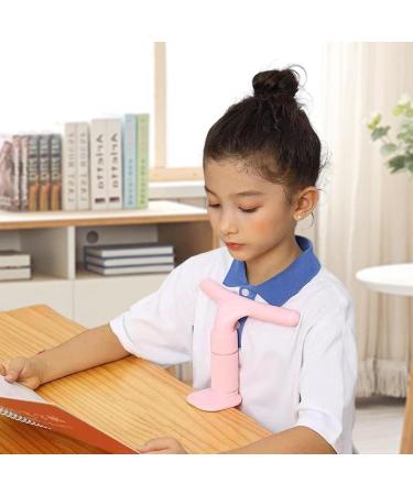 Writing Sitting Posture Corrector - T Shaped Ergonomic Flexible Posture Corrector | Enhanced Learning Sitting Posture Corrector for Children Pink - Buy Online on GoSupps.com