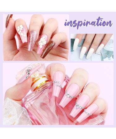 Saviland Acrylic Nail Kit - 3 Colors Powder & Liquid Set with Brushes, Drill, Top Gel, Nail Glue - Salon Quality DIY Acrylic Kit (03) - Buy Online on GoSupps.com
