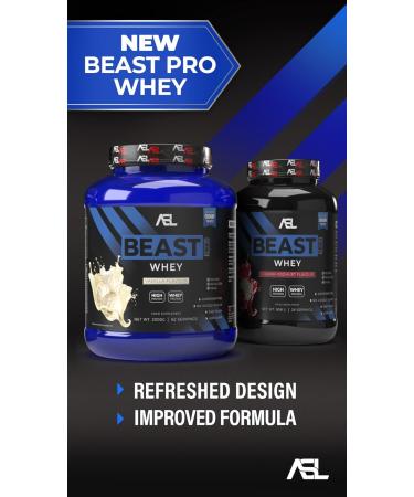 All sports lab Beast Pro Whey Vanille 908 g - Buy Online on GoSupps.com