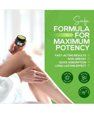Maximum Strength Hemp Cream for Muscle, Joint, and Back Pain Relief - 8oz - Made in USA - Buy Online on GoSupps.com