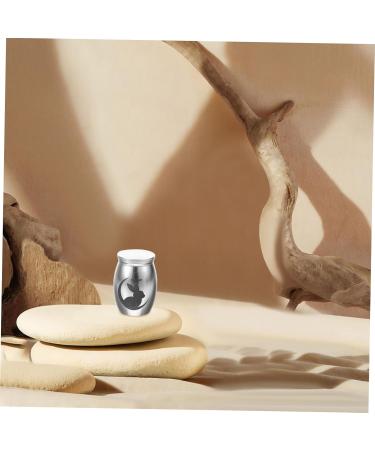 BESPORTBLE 3pcs Rabbit Urn Small Pet Urn Urns Bunny Memorials Pet Urn Keepsake Urn Dog Urn Stainless Steel 4.00X3.00X3.00CMx3pcs Silverx3pcs - Buy Online on GoSupps.com
