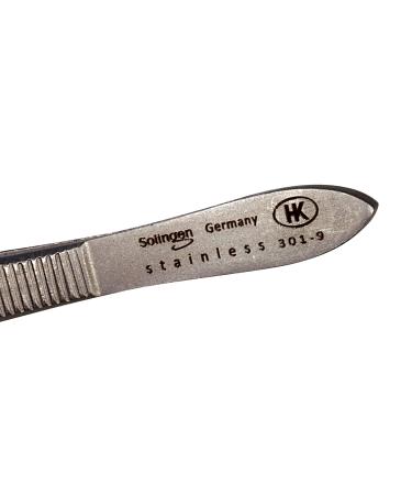 HK Manicure by Hans Kniebes - 8 cm Precision Eyebrow Tweezers - Stainless Steel Made in Solingen - International Shipping Available - Buy Online on GoSupps.com