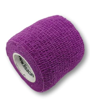 Lisacare Elastic Association - 2 Rolls 5cm wide - Medical product - Association materials Set for fast first aid with color and motif selection (purple) Lila 2 Set - Buy Online on GoSupps.com