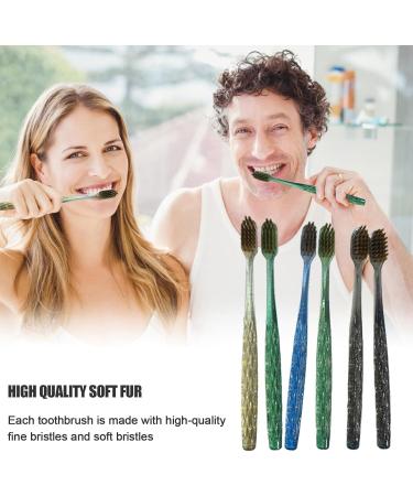 Portable Soft Bristle Toothbrush - 6 Pack for Travel | Reissehandbuch Dental Care for Family Men & Women - Buy Online on GoSupps.com