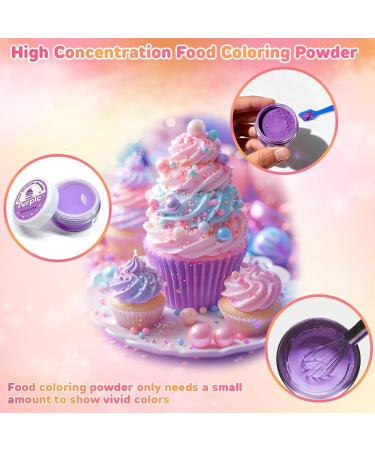 Colorant Alimentaire Poudre 5g x 6 Couleurs Vibrantes Colorant Alimentaire Hautement Concentr e Poudre Colorante Comestible Pour Gla age Fondant G teaux Macarons Biscuits ufs De P ques - Buy Online on GoSupps.com