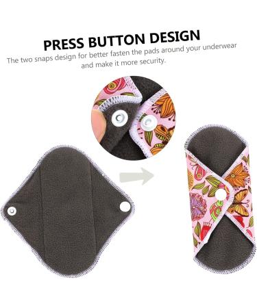 Organic Washable Napkin Panty Liners for Women - 5Pcs Kit - Buy Online on GoSupps.com