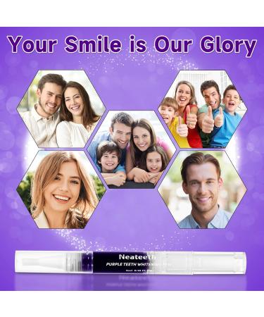 Teeth Whitening Pen for Sensitive Teeth - Instant Purple Whitening Gel for Adults | Brighten Yellow Teeth - Buy Online on GoSupps.com