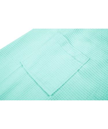 Sunshinemall Women's Waffle Spa Towel Robe | Adjustable Closure | Quick Dry Lightweight Cover Up | Green | Large-X-Large - Buy Online on GoSupps.com