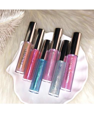  Beliky Girl Set of 6 glittery liquid diamond-effect lipsticks non-stick metallic lip gloss for women and girls #06 - Buy Online on GoSupps.com