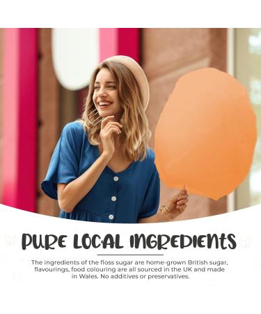 Baking Beauty and Beyond Rhubarb Flavour Premium Floss Sugar for Cotton Candy - 400g Bulk Floss Sugar with Natural Ingredients for Every Occasion - Buy Online on GoSupps.com