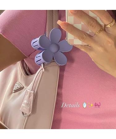 6 PCS Flower Hair Claw Clips - Non-Slip Matte Butterfly Hair Clips for Women and Girls - Strong Hold Hair Accessories for Thin/Medium/Thick Hair - Buy Online on GoSupps.com