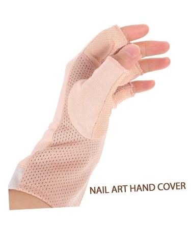 FRCOLOR 1 Pair golf glove nail UV gloves UV nail gloves UV protection gloves for nail UV protection gloves for manicure nail art anti-uv gloves UV gloves for nail thin section cotton gel - Buy Online on GoSupps.com