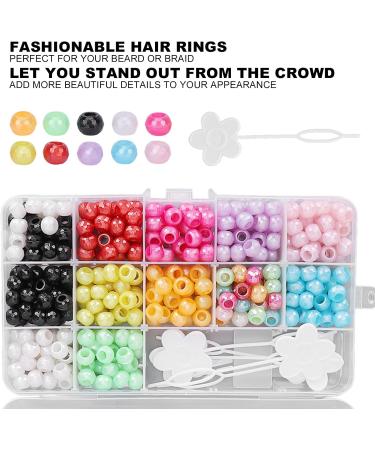 Hair Jewelry Beads Unique Hairstyle Colorful Exquisite Workmanship Hair Braid Rings for Party - Buy Online on GoSupps.com