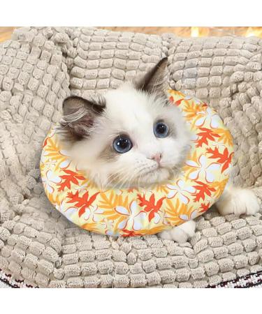 Kytpyi Halskrause Cat Collar - Adjustable Stain-Resistant Waterproof Cotton - Perfect for Cats & Small Dogs (17-27cm) - Buy Online on GoSupps.com