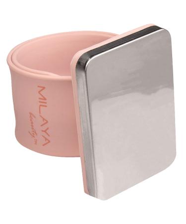 Milaya Beauty Magnetic Bobby Pin Holder - Magnetic Pin Cushion - Beauty Tools - Magnetic Pin Holder for Sewing - Magnetic Wristband for Hair Stylist - Wrist pin Cushion - Sewing and Quilting Supplies Blush