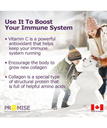 Promise Liposomal Vitamin C 1000 mg - 90 Soft Gels - Superior Immunity Support & Collagen Production - Enhances Skin Muscle & Joint Health - Canadian-Made for Antioxidant Protection & Radicals Defense - Buy Online on GoSupps.com
