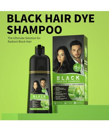 Shampoing colorant pour cheveux - Couverture imm diate des cheveux blancs - Shampoing nourrissant pour masquer les cheveux blancs - 500 ml - Pour boucles et cheveux fins et denses - Soin quotidien - Buy Online on GoSupps.com