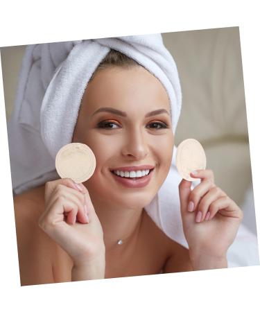 FRCOLOR 2 Sets Loofah Face Wash Powder Puffs - Natural Makeup Remover & Facial Cleaning Pad Beauty Kit | Eco-Friendly Sponge Puff & Accessories - Buy Online on GoSupps.com