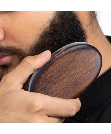 Bestalice Wild Boar Bristle Beard Brush Set - 2 Pieces Black Wooden Handle for Fur Care & Softening Face Hair Classic Walnut Style - Buy Online on GoSupps.com