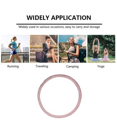 KK BETO 120Pcs 3mm Pink Elastic Hair Ties - No Crease Ponytail Holder for Girls and Women - Buy Online on GoSupps.com