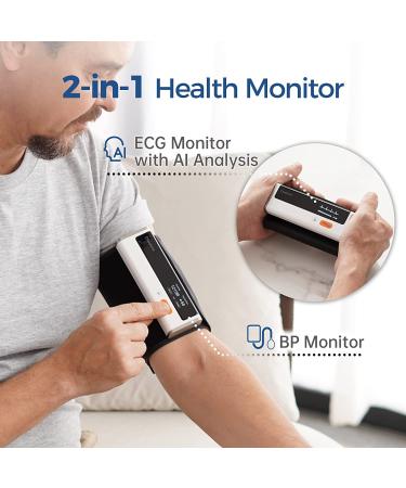 Checkme BP2 Bluetooth Blood Pressure Monitor + EKG Monitor | Wireless Upper Arm BP Machine with Large Cuff | Digital BP Device - Buy Online on GoSupps.com
