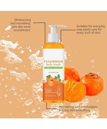  JIAOY Persimmon Shower Gel Cleanser Deodorizer to Eliminate Odors Under Armpits Inner Thighs and Smelly Feet Natural Persimmo (3PCS) - Buy Online on GoSupps.com