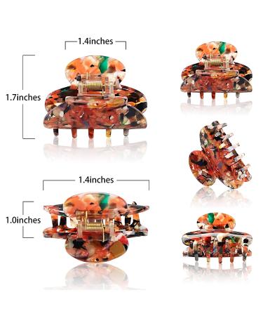Medium Leopard Print Hair Claw Clip | Non-Slip Fashion Accessory for Teens & Women - Pink - Buy Online on GoSupps.com