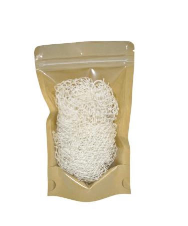 Awomi Scrub West African Net Mesh Body Exfoliator Bath Sponge (White)