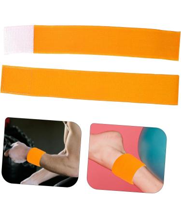 Sosoport 4 Pcs Self-Adhesive Ankle Strap - Sticky Foot Bands for Yoga Training | Yellow Yoga Foot Straps 31.2x4.8x0.2cm - International Shipping Available - Buy Online on GoSupps.com