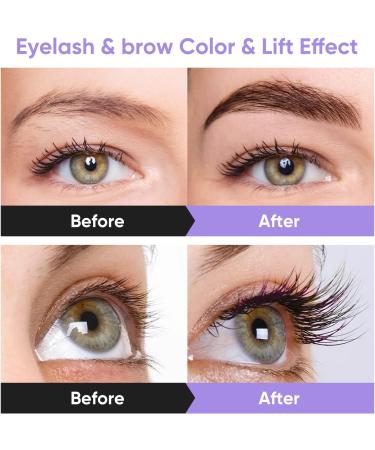 Lash Lift and Tint Kit Brow Lamination Kit Professional Eyebrow Lamination Perm Eyelash Perming Curling Set with Tint Kit Suitable for Salon and Home One-Set - Buy Online on GoSupps.com