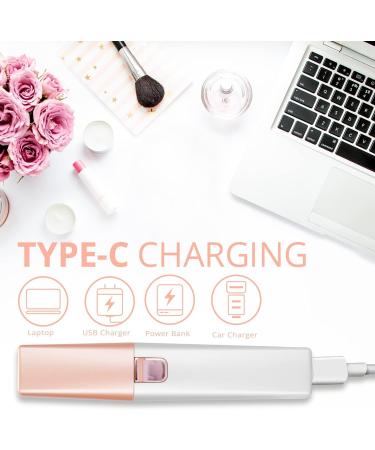 Rechargeable 2 in 1 Eyebrow Trimmer & Face Shaver - Painless Hair Removal for Women | Perfect for Eyebrows Lips & Peach Fuzz - Buy Online on GoSupps.com