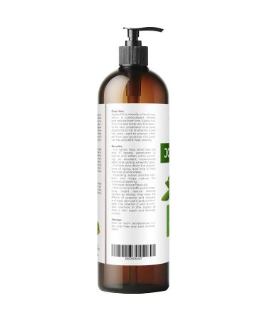 Velona Jojoba Oil 8 fl oz | 100% Pure & Natural Carrier Oil for Face Hair Body | Cold Pressed & Refined Moisturizer - Shop Now - Buy Online on GoSupps.com