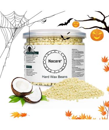 Nacare Hard Wax Beads All Purpose Painless Wax Gentle Hair Removal for Men and Women with Coconut Oil 300G