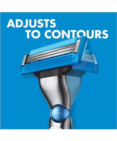 Gillette Mach3 Turbo Men's Razor + 9 Refill Blades | Lubricated Strips Included - New - Buy Online on GoSupps.com