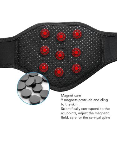 Neck Heat Pillow - Comfortable Magnetic Self-Heating Support for Neck Pain Relief - International Shipping Available - Buy Online on GoSupps.com