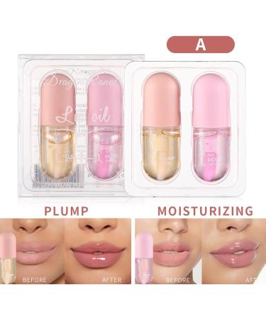  Lambo Plumping Lip Balm Moisturizing Non-Stick Transparent Lip Oil | Lip Gloss Long-Lasting Lip Care Moisturizing Lip Gloss for Women Lambo - Buy Online on GoSupps.com