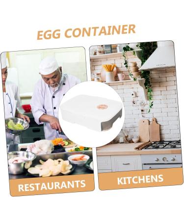 Zerodeko Egg Storage Container Box Bin Refrigerator Style Holder Fresh Organizer Storage Eggs With Type Lid Container Large - Buy Online on GoSupps.com