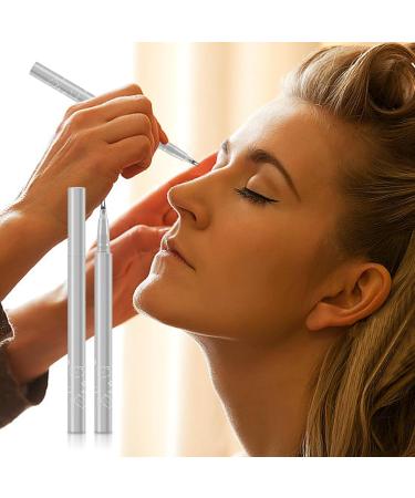 Black Eyeliner - Double Tip Black Liquid Eyeliner Stamp - Natural Lower Eyelashes Liquid Black Liquid Eye Liner for Adults Girls Gray Brown - Buy Online on GoSupps.com