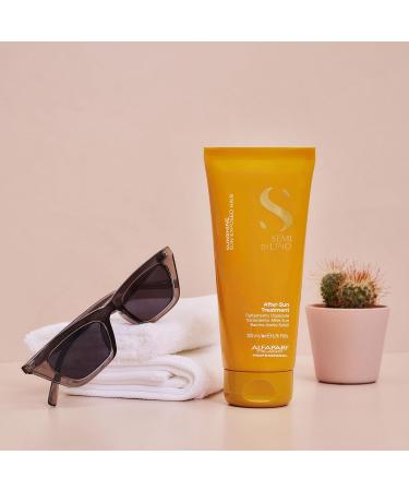 Alfaparf Milano Semi di Lino Sunshine After-Sun Hair Treatment - Vegan Restorative Care for Sun Chlorine and Salt Stressed Hair - Nourishing Detangling Adds Softness & Shine - Buy Online on GoSupps.com