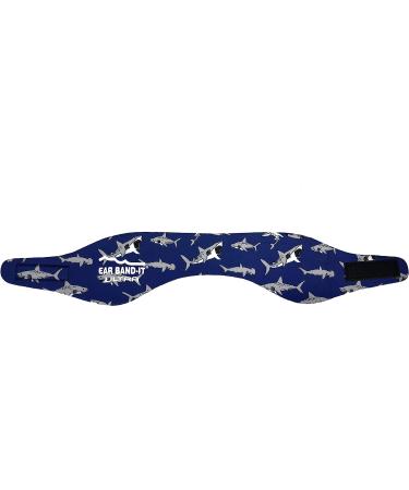 EAR BAND-IT Ultra Swimming Headband - Doctor Recommended for Kids (Medium) - Keep Water Out, Hold Earplugs Securely - Sharks Design - Buy Online on GoSupps.com