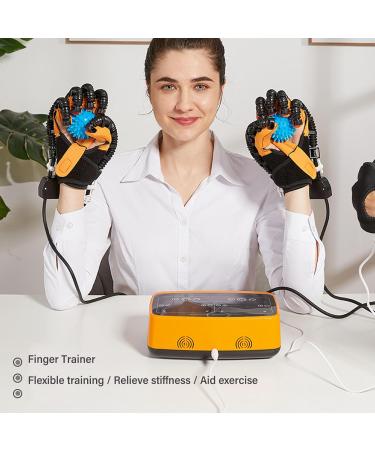 Rehabilitation Robot Gloves Grasping Simulation Pneumatic Finger Rehabilitation Robot Gloves for Arthritis Hemiplegia Stroke Patient (L) Large - Buy Online on GoSupps.com