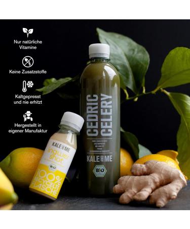 14-Day Organic Celery Cure - 14 Bottles of 500ml Celery Juice & Ginger Shots | Pure Additive-Free Wellness - Buy Online on GoSupps.com