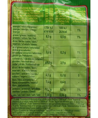 Set of 6 Buitoni Crostino con farina Integrale croutons with whole wheat flour 300 g high in fiber - Buy Online on GoSupps.com