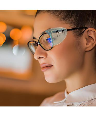Baluue Safety Glasses Side Shields - Flexible Slip-On Side Shields for Eyeglasses - 2 Pairs in Green - International Shipping Available - Buy Online on GoSupps.com